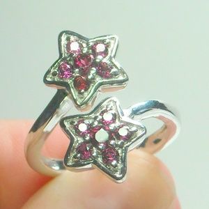 NWT Natural Rhodolite Garnet Ring